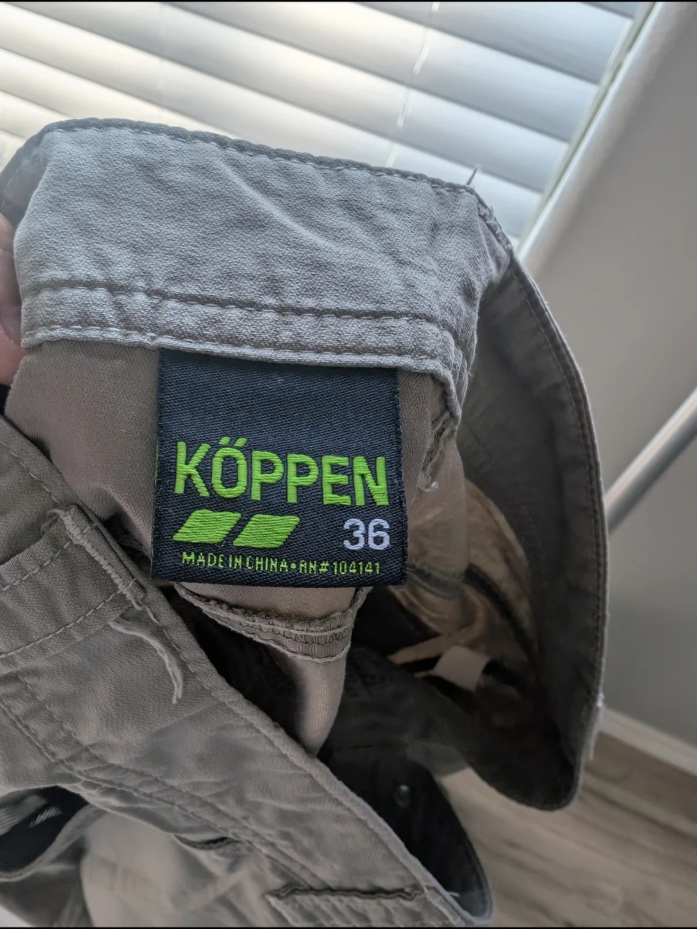 Koppen Men's Cargo Shorts - Olive Gray